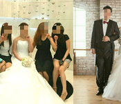 북한 미녀의 결혼식~친구분들 러브스토리아가 멋진 남성분