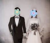 결혼을 축하합니다.