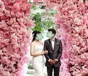 결혼을 축하합니다.